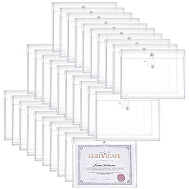 40шт. пластиковые карманы для хранения канцелярских принадлежностей, мешочек-конверт для файлов, прямоугольные