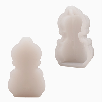 Moldes de vela de silicona diy, Moldes de resina con forma de violín, para resina uv, fabricación artesanal de resina epoxi
