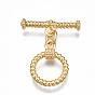 Laiton fermoirs toggle, sans nickel, reing