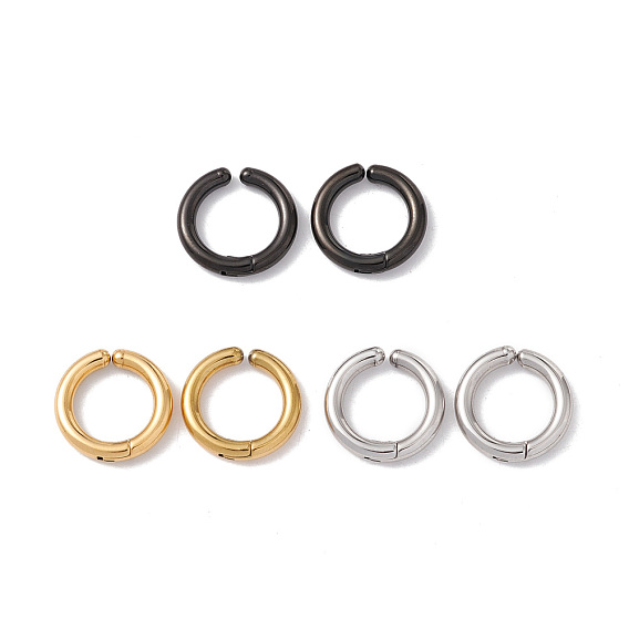 304 Stainless Steel Clip-om Earring, Round