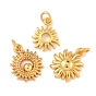 Латунные подвески, солнечные чары, долговечный, без свинца и без кадмия, с целью перехода в кольце