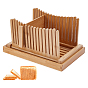 Bamboo Bread Slicer with Shredded Rack, Rectangle
