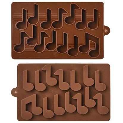 Музыкальная нота пищевая силиконовая форма, цилиндрические силиконовые лотки, для выпечки, мыло, cmола, плитка шоколада