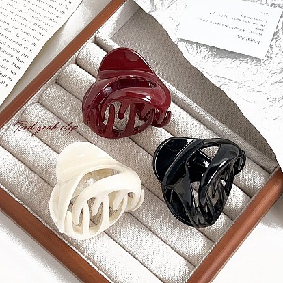 Пластиковые зажимы когтя волос, аксессуары для волос для женщин и девочек