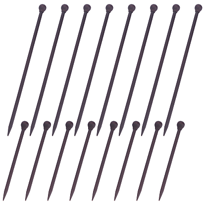 20Pcs 2 Style Vintage Wood Hair Sticks, Hair Pins for DIY Hair Accessories, with Round Ball