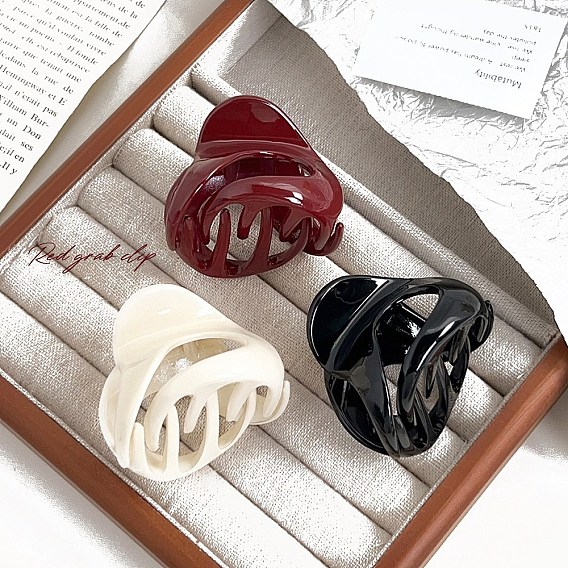 Пластиковые зажимы когтя волос, аксессуары для волос для женщин и девочек