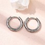 316F Stainless Steel Hoop Earrings, Ring