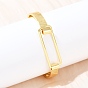 Элегантные латунные браслеты для женщин, стойки покрытие, долговечный, без кадмия и без свинца