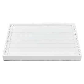 Прямоугольные стойки из искусственной кожи из искусственной кожи, органайзер для украшений для хранения серег