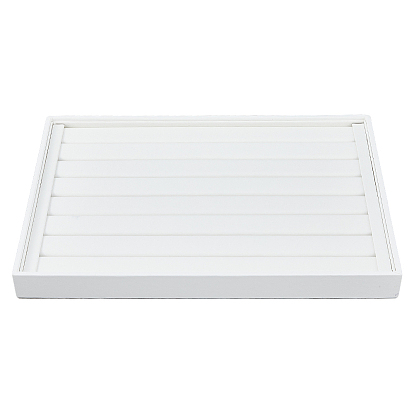 Прямоугольные стойки из искусственной кожи из искусственной кожи, органайзер для украшений для хранения серег