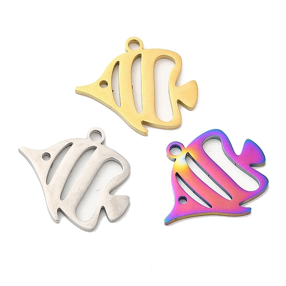 Ионное покрытие (ip) 304 подвески из нержавеющей стали, очарование рыбы