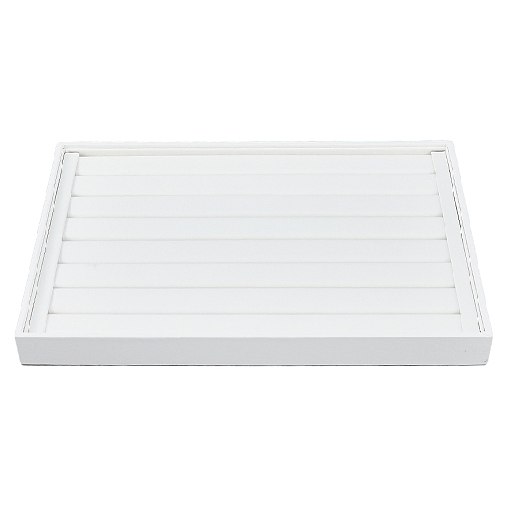 Прямоугольные стойки из искусственной кожи из искусственной кожи, органайзер для украшений для хранения серег