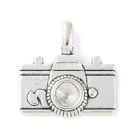 Tibetan Style Alloy Pendants, Lead Free and Cadmium Free, Camera