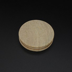 Slicker de forme ronde en bois de hêtre, pour cuir bords polis