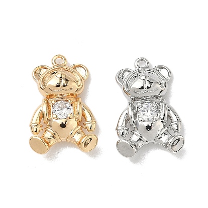 Латунные микропаве прозрачные подвески с фианитом, нести прелести