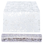 Polyester Table Runner Roll, Glitter Metallic Gold Thin Mesh Table Runner, for Party Wedding Home Decoration