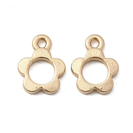 Подвески из полого цветка из сплава, без свинца и без кадмия