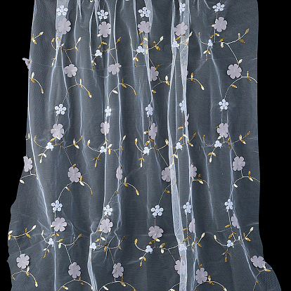 3ткань с вышивкой из молочного волокна с цветочным рисунком, аксессуары