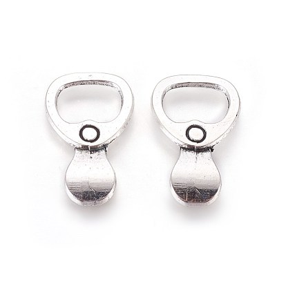 Tibetan Style Zinc Alloy Pendants, Pull-Tab