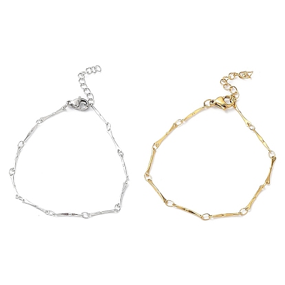 304 из нержавеющей стали бар ссылку цепи браслеты