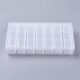 Wholesale Double Layer Polystyrene Plastic Bead Storage Containers