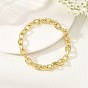 6MM Brass Cable Chain Bracelets with S Clasps