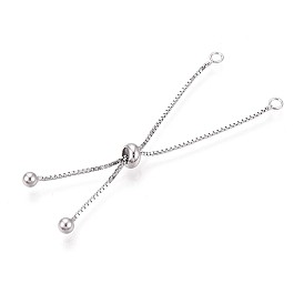 925 удлинители цепочки из стерлингового серебра, круглые, с застежками-слайдерами и подвесками