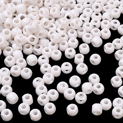 Непрозрачные акриловые бусины, рондель