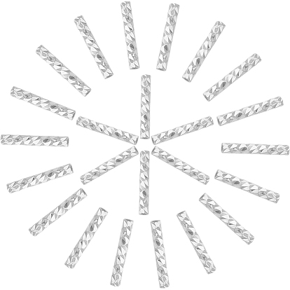 100шт. гофрированные латунные трубчатые бусины, долговечный