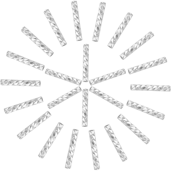 100шт. гофрированные латунные трубчатые бусины, долговечный