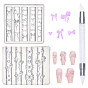 DIY Silicone Molds, Resin Casting Molds, with Diamond Painting Point Drill Pen