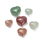 Natural Strawberry Quartz Beads, Heart
