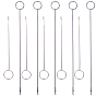 Stainless Steel Sewing Loop Turner Hook, with Latch, for Fabric Straps, Handmade Sewing Tools DIY Knitting Accessories