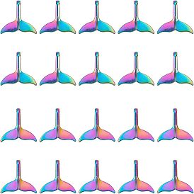 Alloy Pendants, Cadmium Free & Lead Free, Mermaid Tail Shape