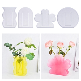 DIY Vase Silicone Molds, Resin Casting Molds, For UV Resin, Epoxy Resin, White