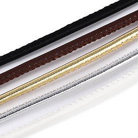 5м 5 цветной круглый шнур из искусственной кожи, кожаный шнур ювелирных изделий, ювелирные изделия diy шнур