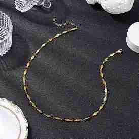 304 из нержавеющей стали ромб ссылку цепи ожерелья