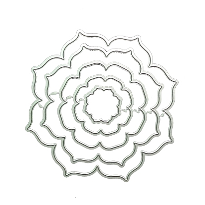Carbon Steel Cutting Dies Stencils, for DIY Scrapbooking/Photo Album, Decorative Embossing DIY Paper Card, Flower