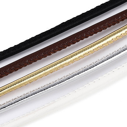 5м 5 цветной круглый шнур из искусственной кожи, кожаный шнур ювелирных изделий, ювелирные изделия diy шнур