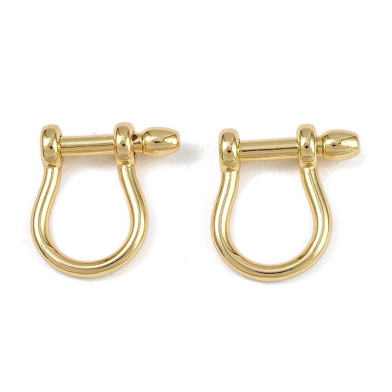 Латунные застежки для якорных дужек с D-образным кольцом, стойки покрытие, долговечный, без кадмия и без свинца