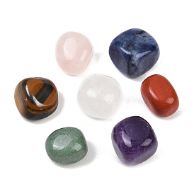 7шт. украшения из натуральных драгоценных камней, символизирующих чакры, подарок для медитации и балансировки энергии рейки, самородки