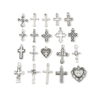 Сплавочные подвески тибетского стиля, набор подвесок серии крест