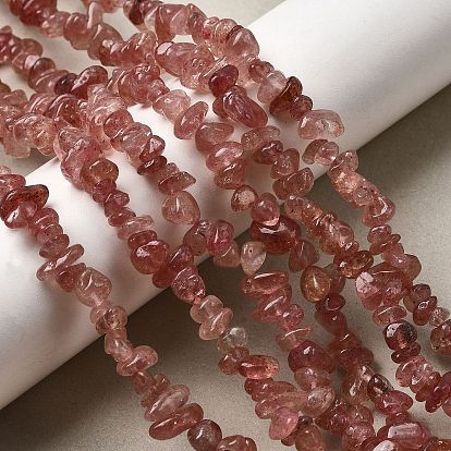 Природного кварца клубники нитей бисера, чип