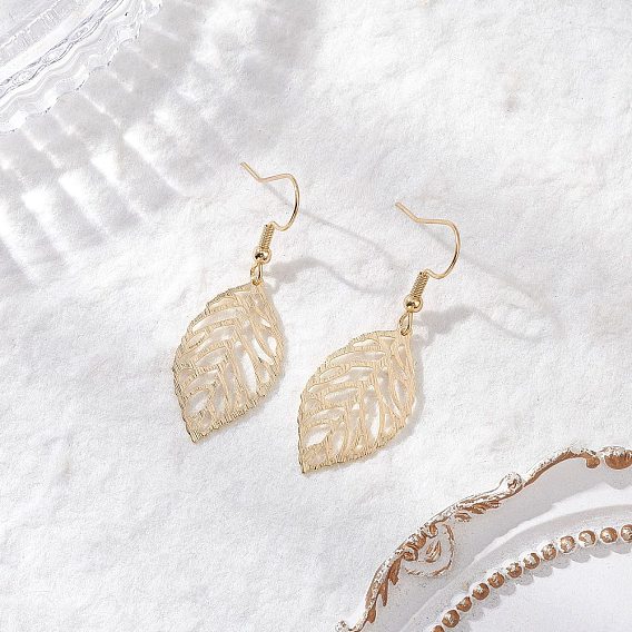 Латунь болтаться серьги, лист