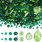 Стеклянные бусины, подвески, соединительные элементы, комплекты фурнитуры, каплевидная форма, рондель и восьмиугольник