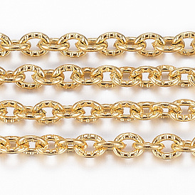 Ионное покрытие (ip) 304 текстурированные кабельные цепи из нержавеющей стали, с катушкой, несварные, овальные