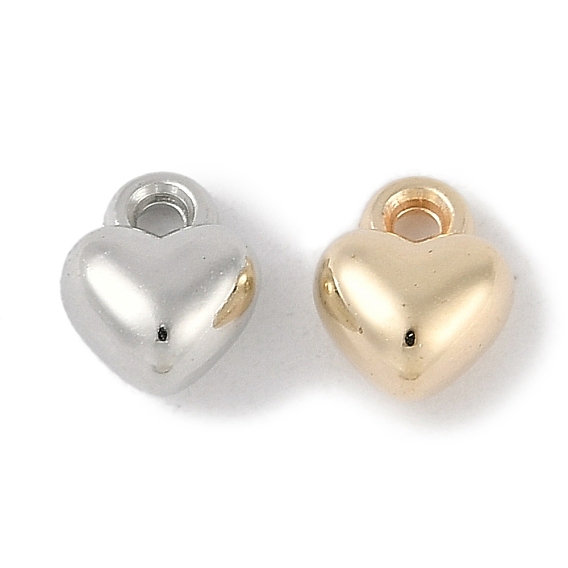 Пластмассовые подвески ccb, сердце прелести