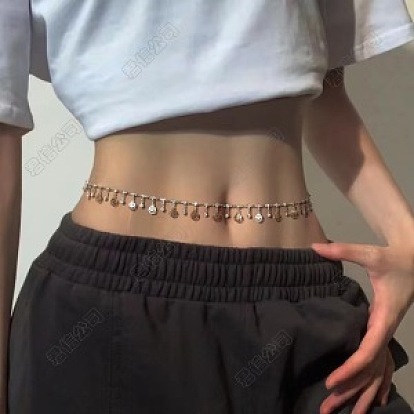 Сплав кристалл горный хрусталь двухслойные кисточки поясные цепи для женщин