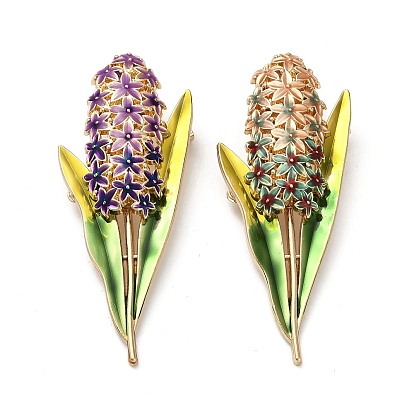 Цветочные эмалевые булавки, броши из сплава для одежды рюкзака