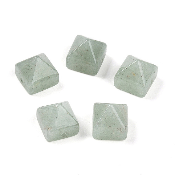 Естественный зеленый бисер авантюрин, пирамида